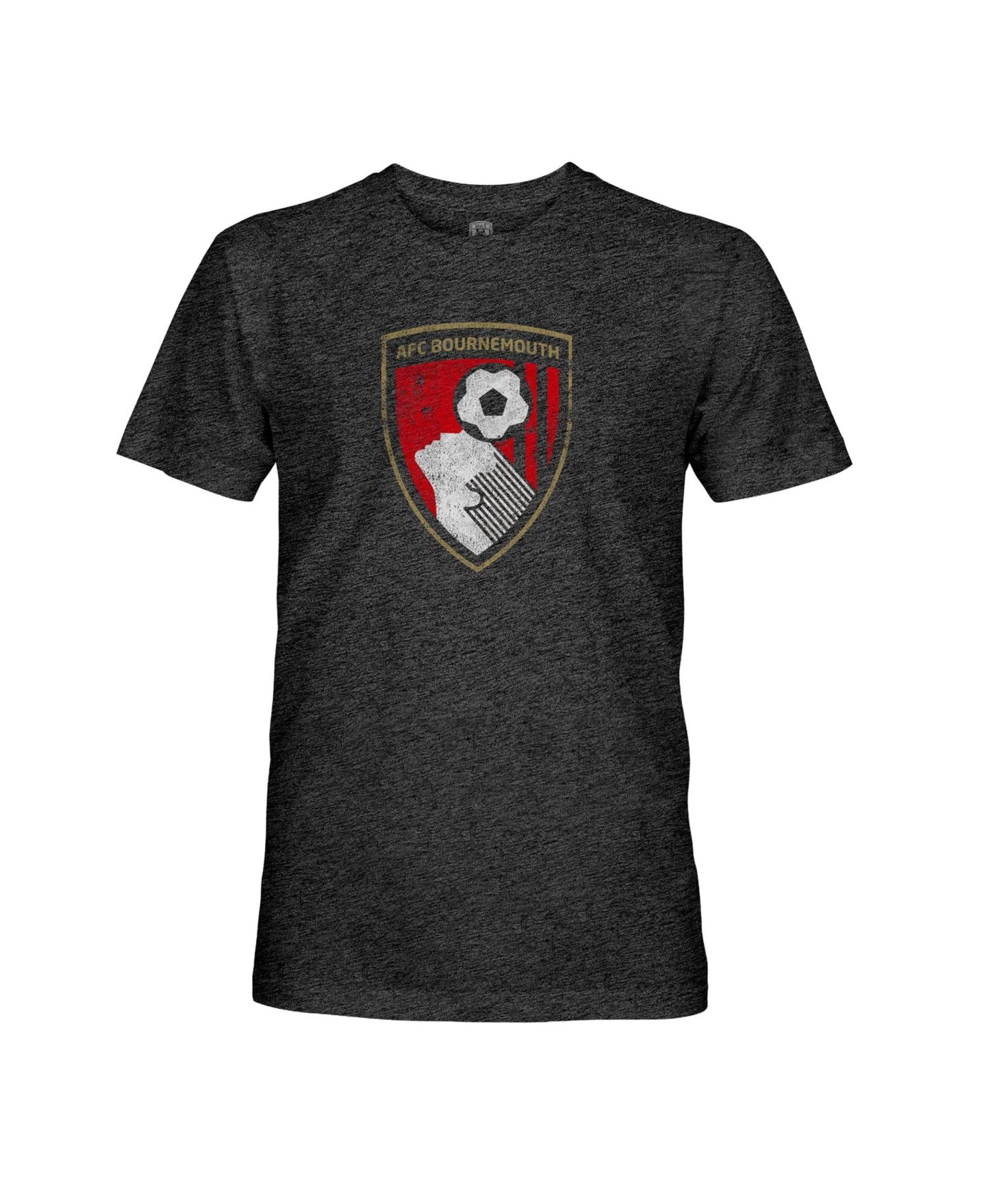 Мужская футболка 1863FC Black AFC Bournemouth Color Badge Tri-Blend — фото 2