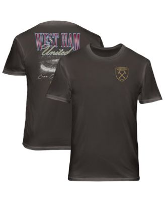 Men's Gray West Ham United Wordmark Cotton T-Shirt