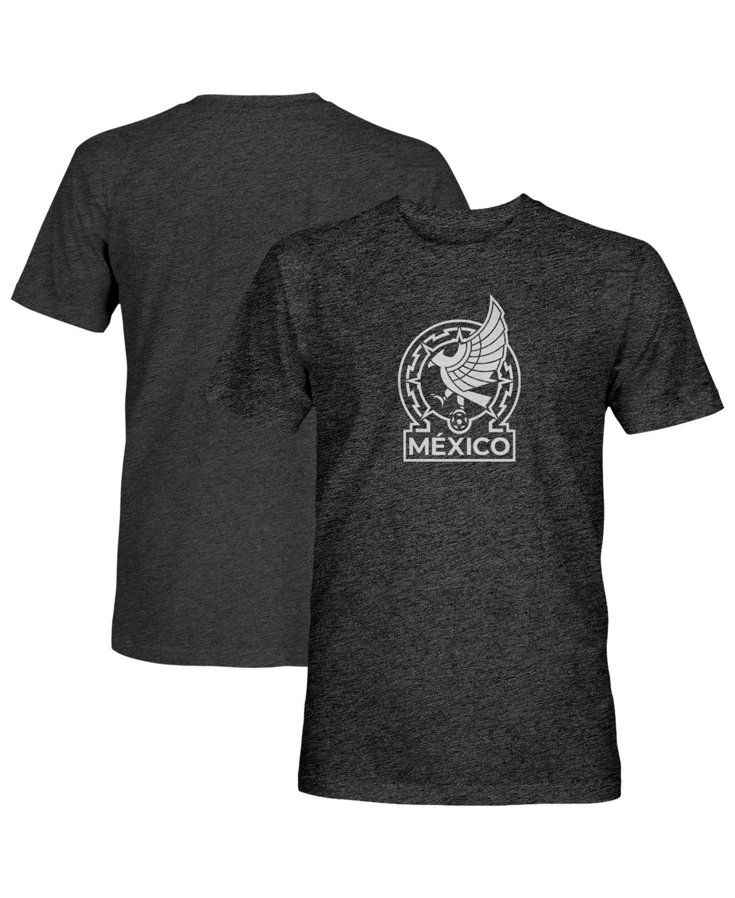 Мужская футболка 1863FC Black Mexico National Team Mono Badge Vintage Tri-Blend — фото 1