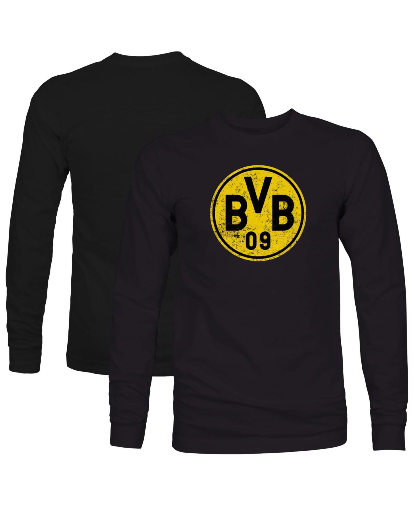 Мужская футболка 1863FC Black Borussia Dortmund Color Badge Long-Sleeve — фото 1