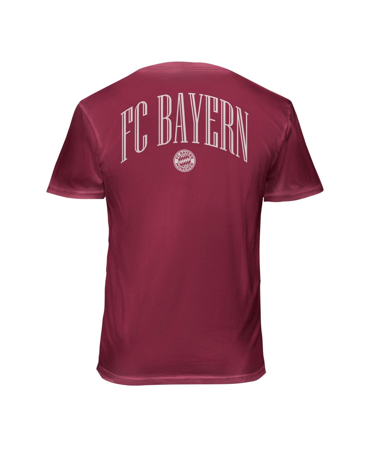 Мужская футболка 1863FC Red Bayern Munich Back Wordmark Soft Wash — фото 3