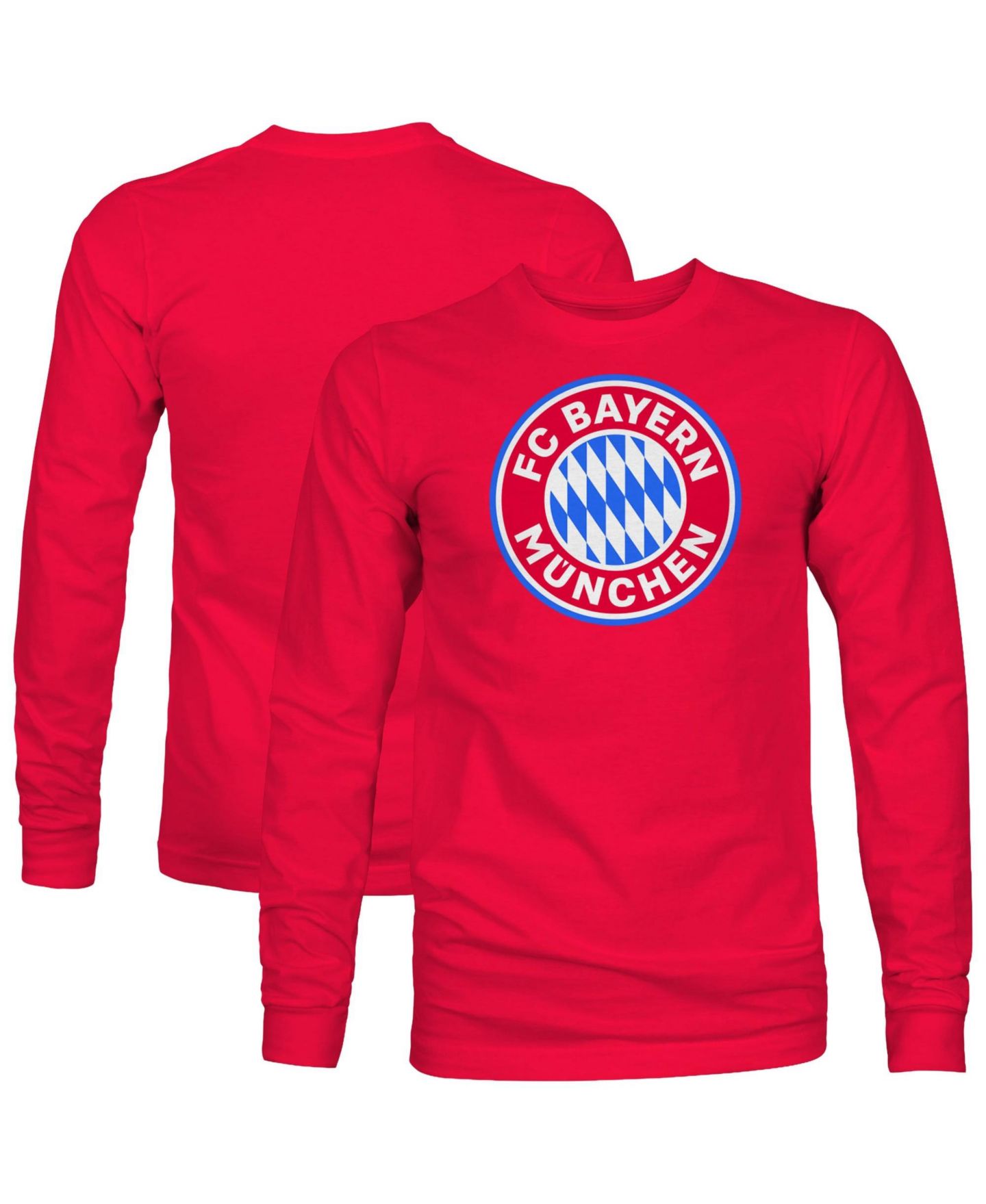 Мужская футболка 1863FC Red Bayern Munich Color Badge Long-Sleeve — фото 1
