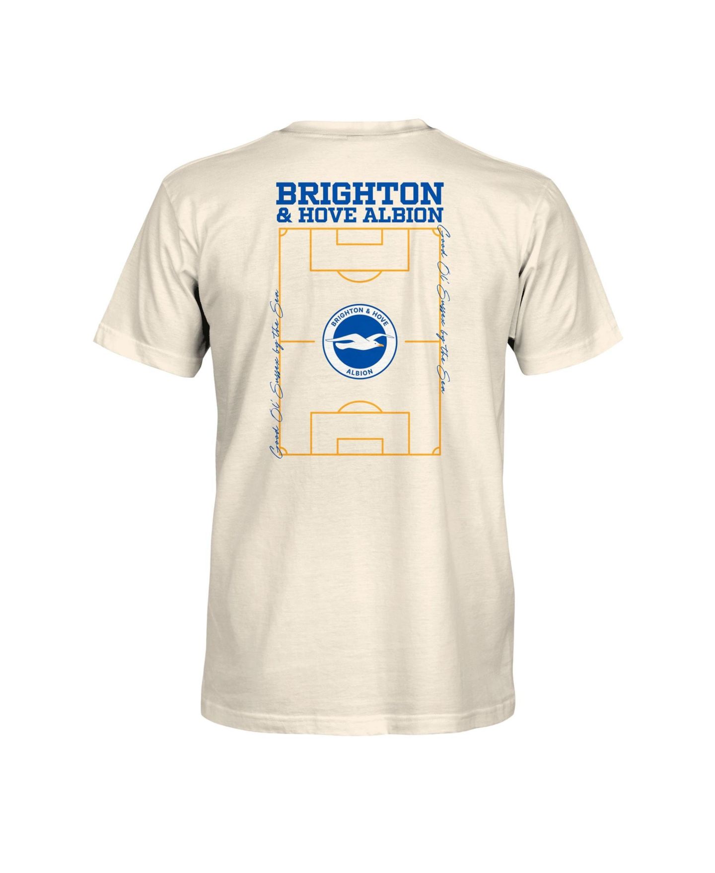 Мужская футболка 1863FC Cream Brighton and Hove Albion Own the Pitch Heavyweight — фото 3