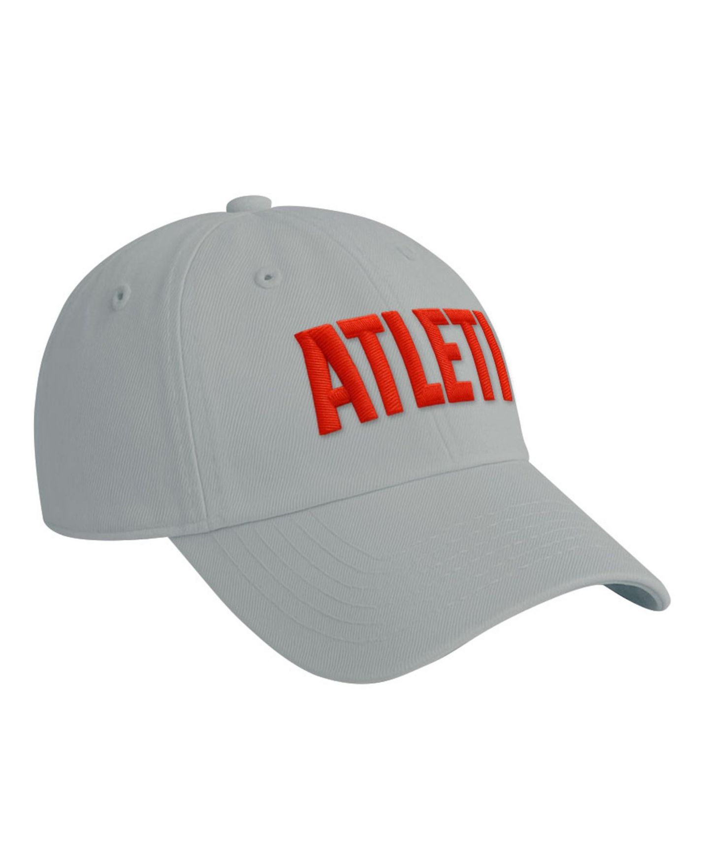 Мужская кепка 1863FC Gray Atletico de Madrid Retro Badge Crew Adjustable Hat — фото 3