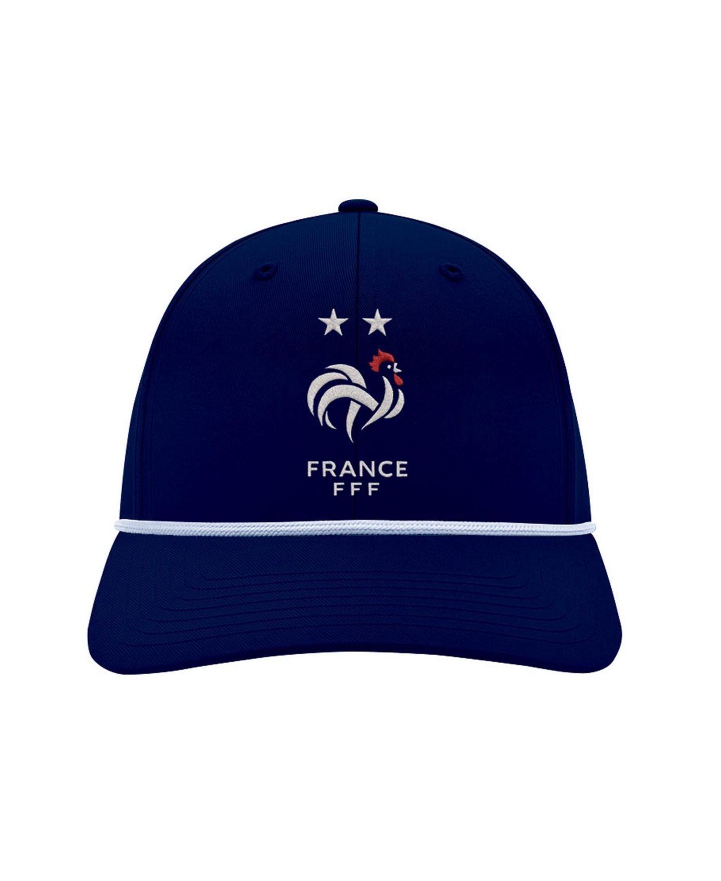Мужская кепка 1863FC Navy France National Team Federation Color Badge Airflow Adjustable Hat — фото 2