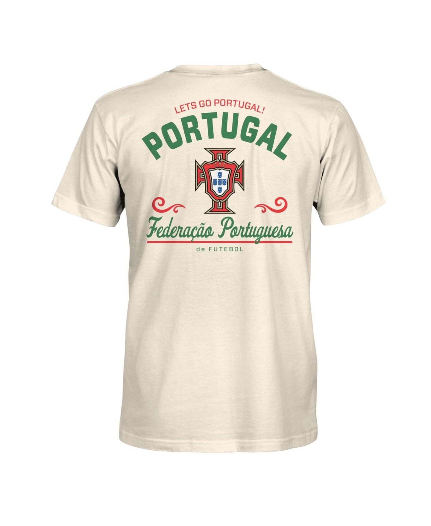 Мужская футболка 1863FC Natural Portugal National Team Let's Go Team Heavyweight — фото 3