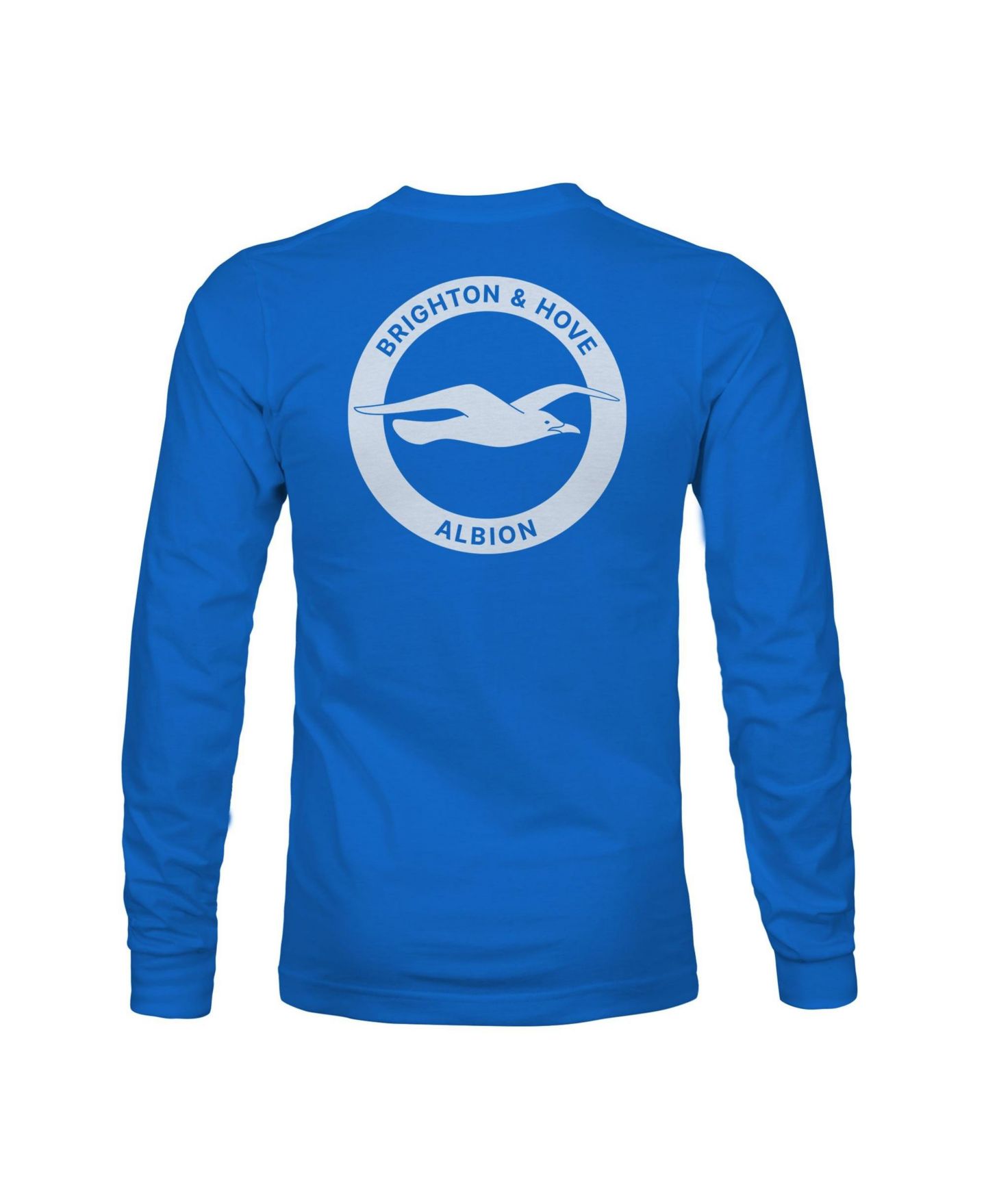 Мужская футболка 1863FC Royal Brighton and Hove Albion Mono Badge Wordmark Long-Sleeve — фото 3