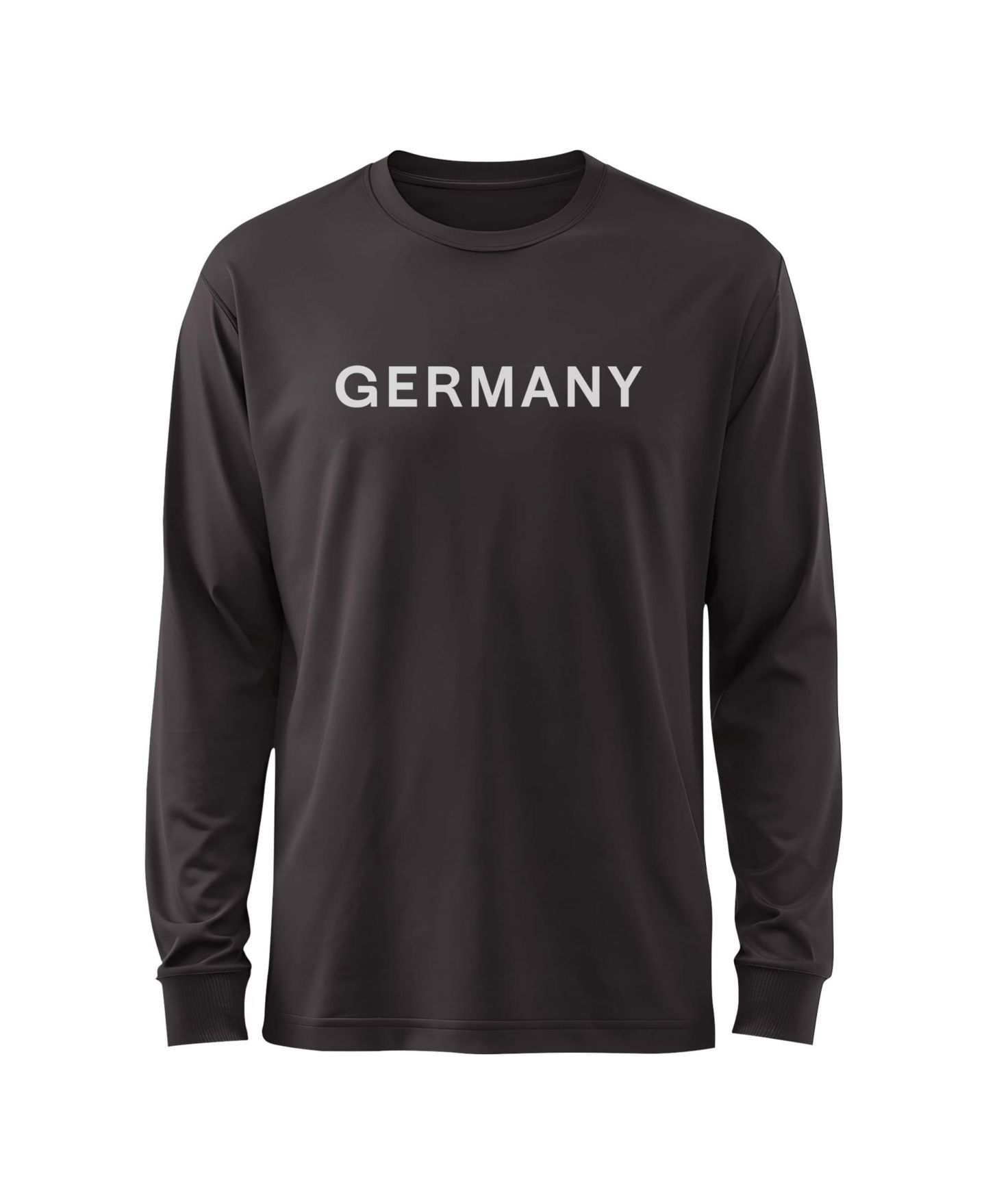 Мужская футболка 1863FC Black Germany National Team Mono Badge Wordmark Long-Sleeve — фото 2