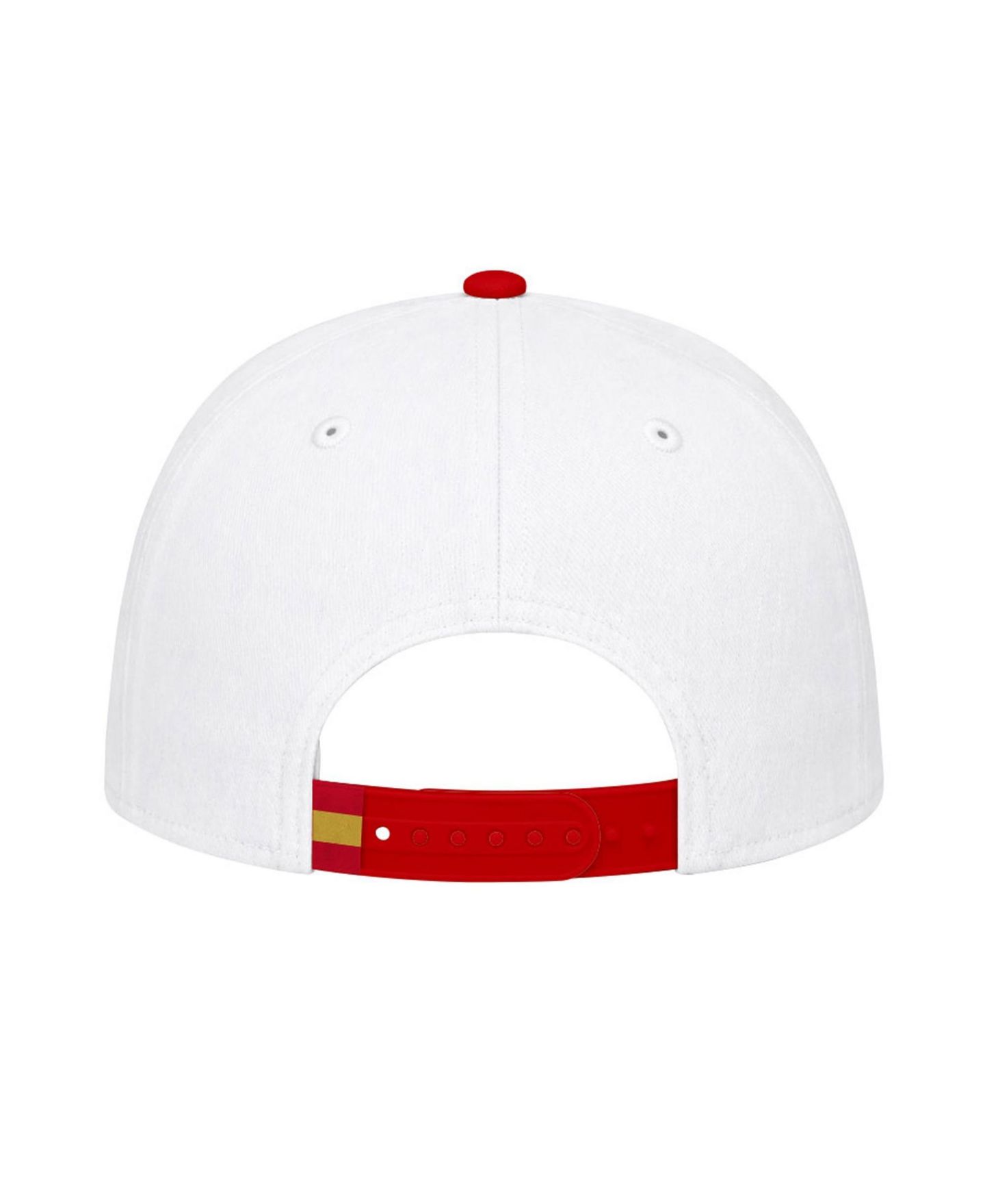 Мужская кепка 1863FC White Spain National Team Drop Shadow Wordmark High Point Adjustable Hat — фото 4