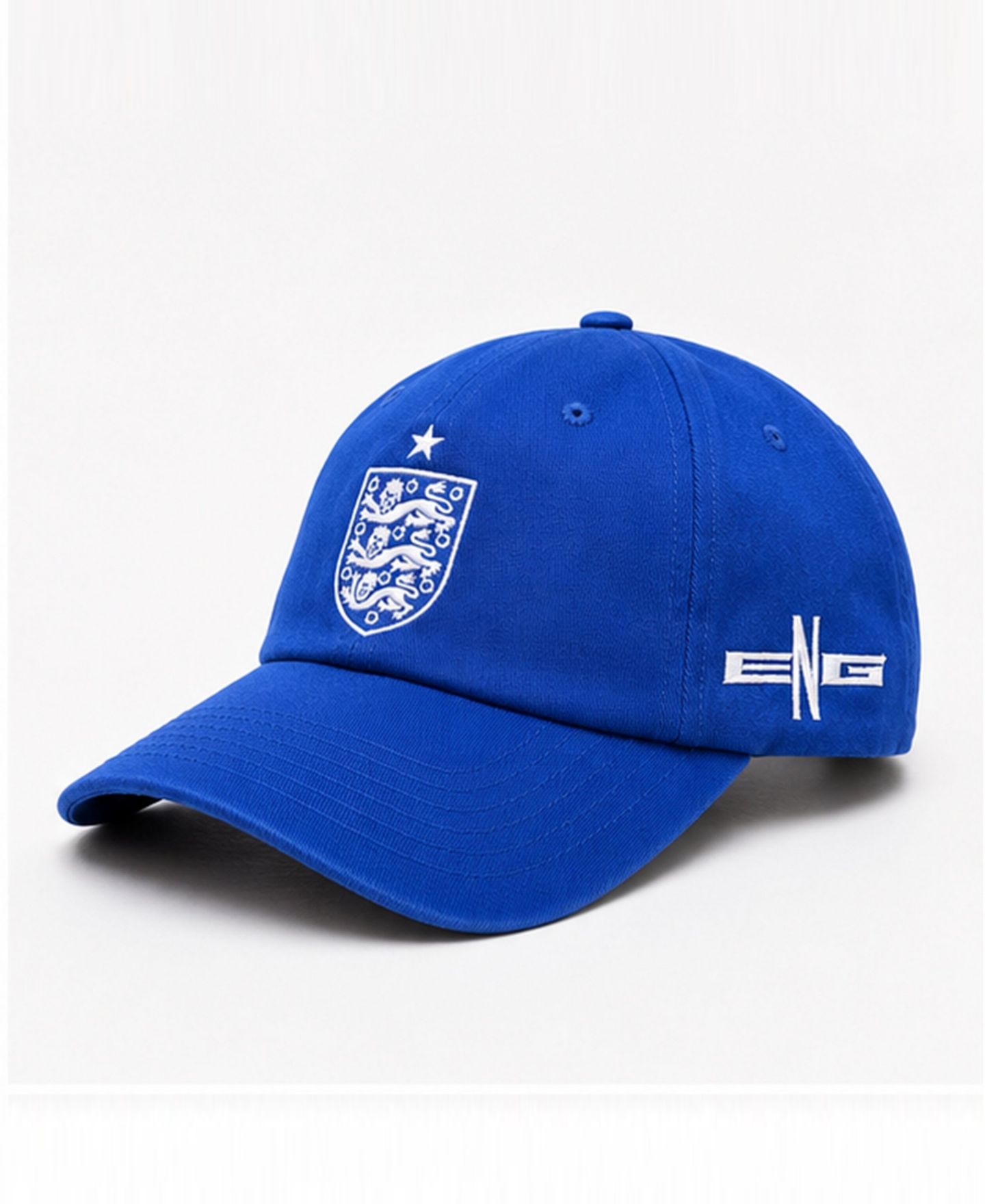 Мужская кепка 1863FC Blue England National Team Crew Adjustable Hat — фото 1