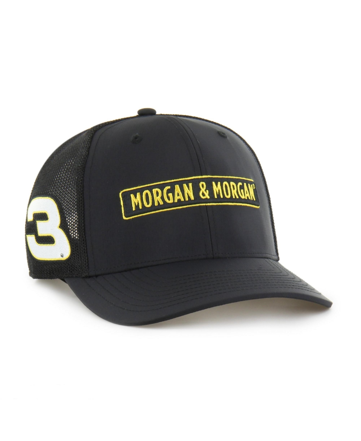 '47 Brand Men's Black Austin Dillon Sure Shot Trucker Adjustable Hat - Black