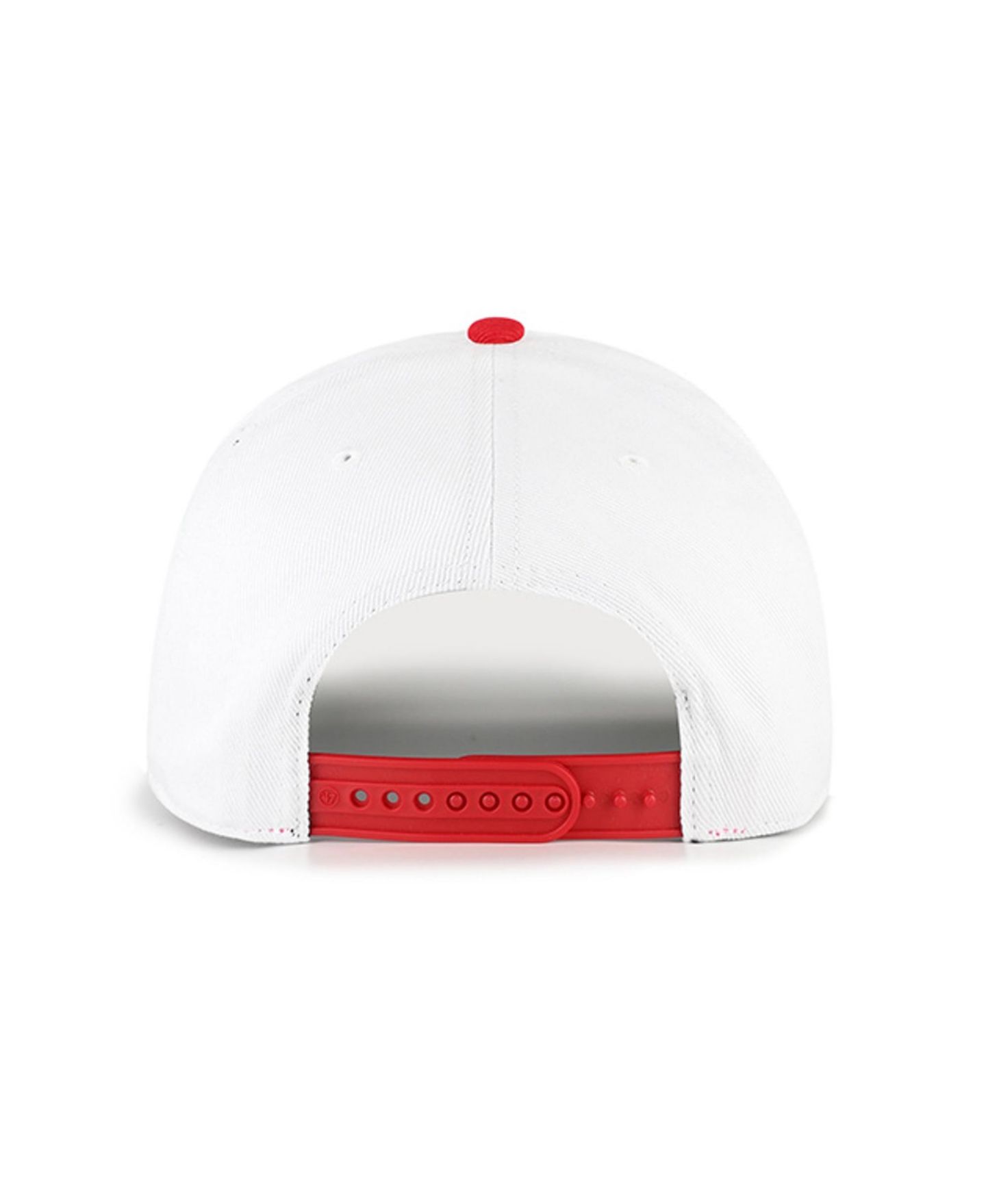 Мужская кепка '47 Brand White Arkansas Razorbacks Prime Play Hitch Adjustable Hat — фото 3