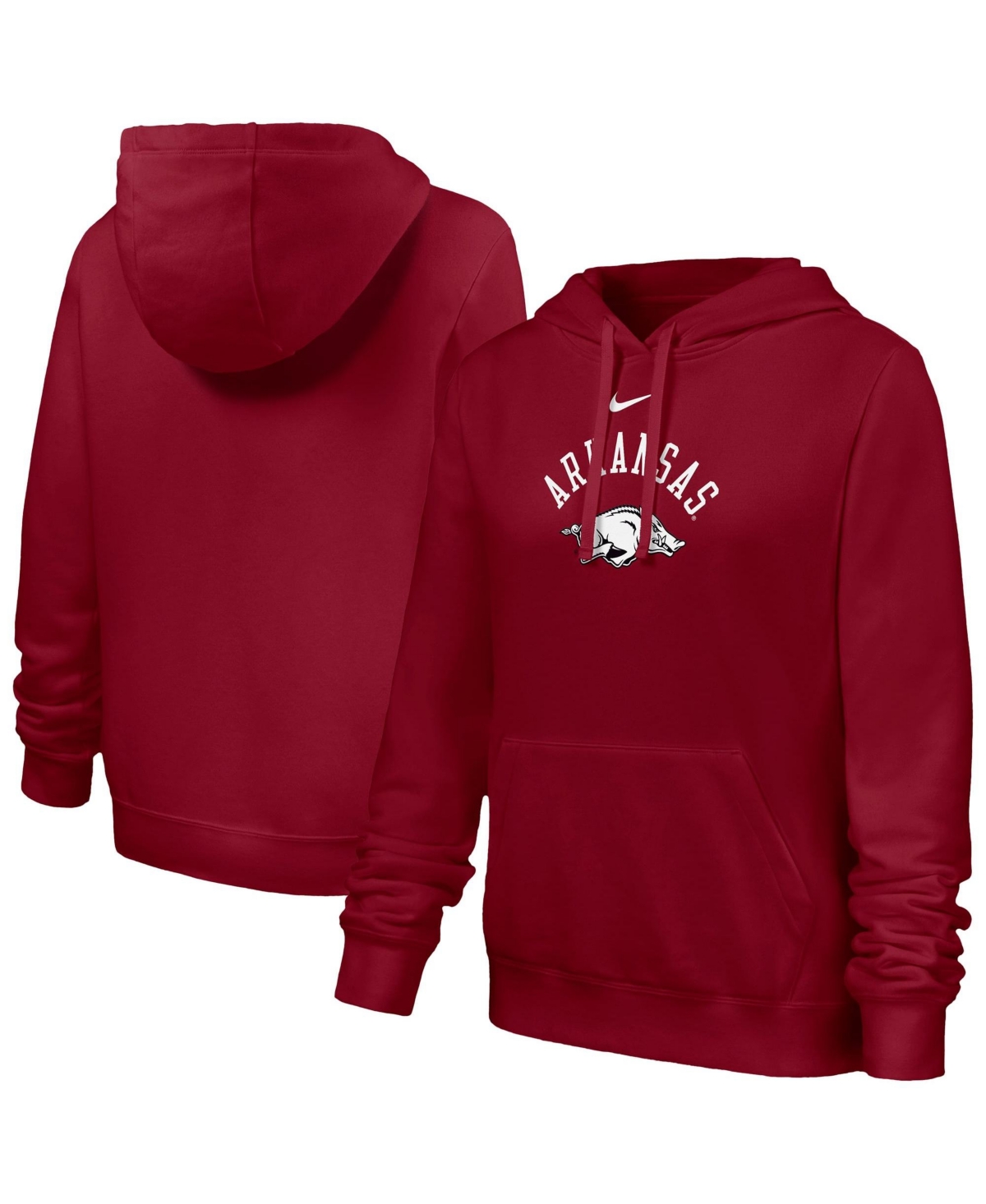 Nike Women's Cardinal Arkansas Razorbacks Club Fleece Hoodie - Cardinal