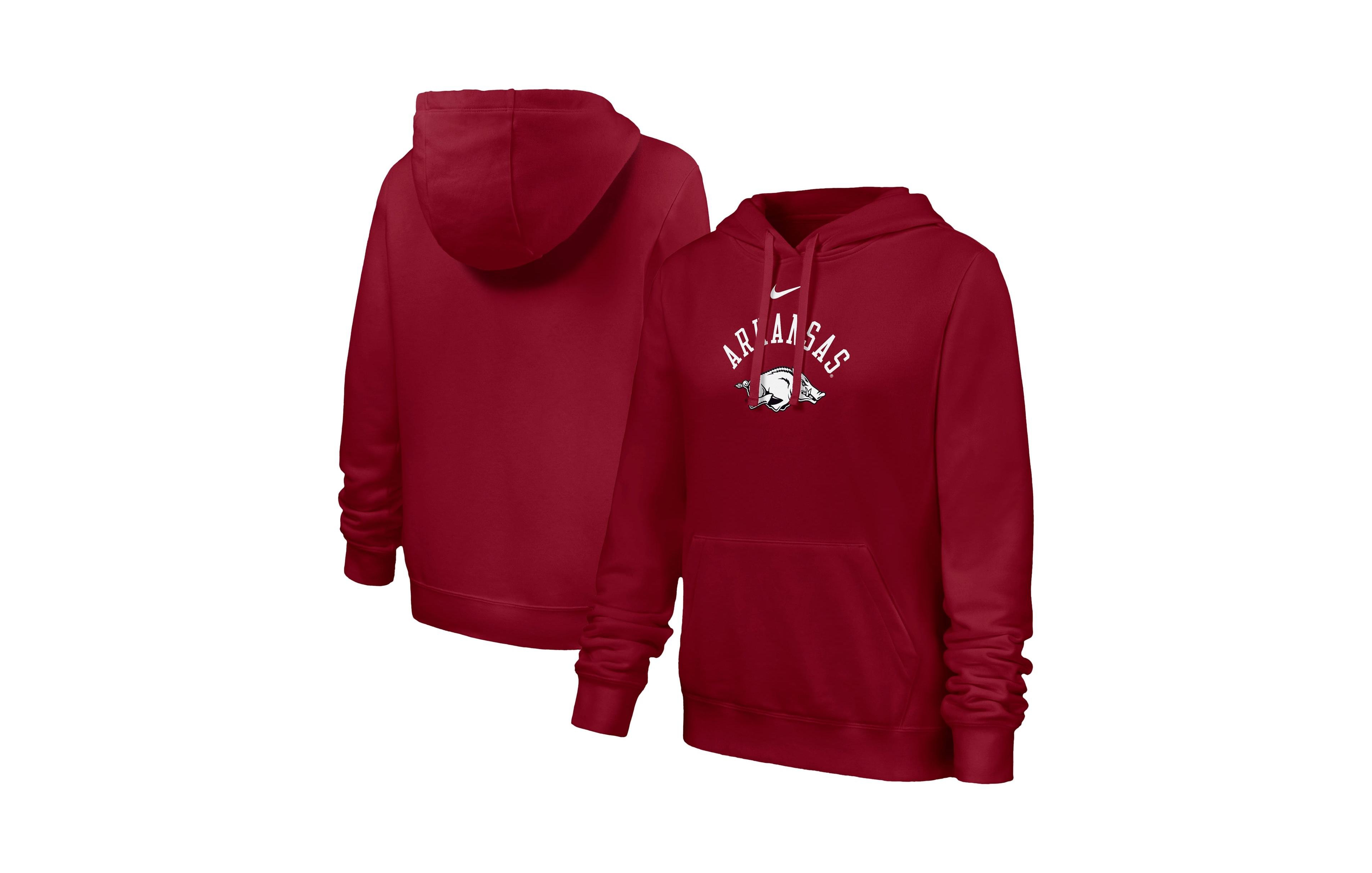 Nike Women's Cardinal Arkansas Razorbacks Club Fleece Hoodie