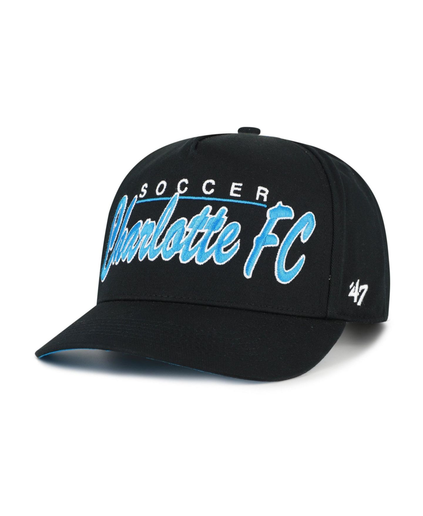 Мужская кепка '47 Brand Black Charlotte FC Brushmark Hitch Adjustable Hat — фото 1