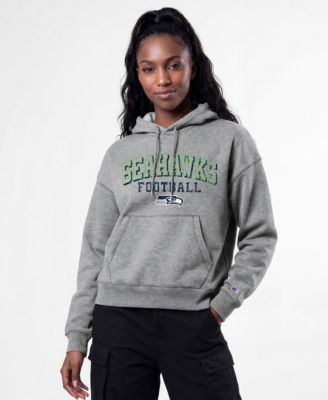 Women's Gray Seattle Seahawks Triumph Tri-Blend Hoodie