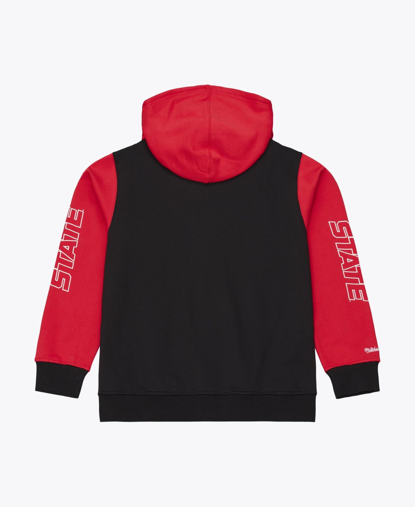 Мужская куртка Mitchell & Ness Black Ohio State Buckeyes Triple Check Courtside Button-Front Fleece — фото 2