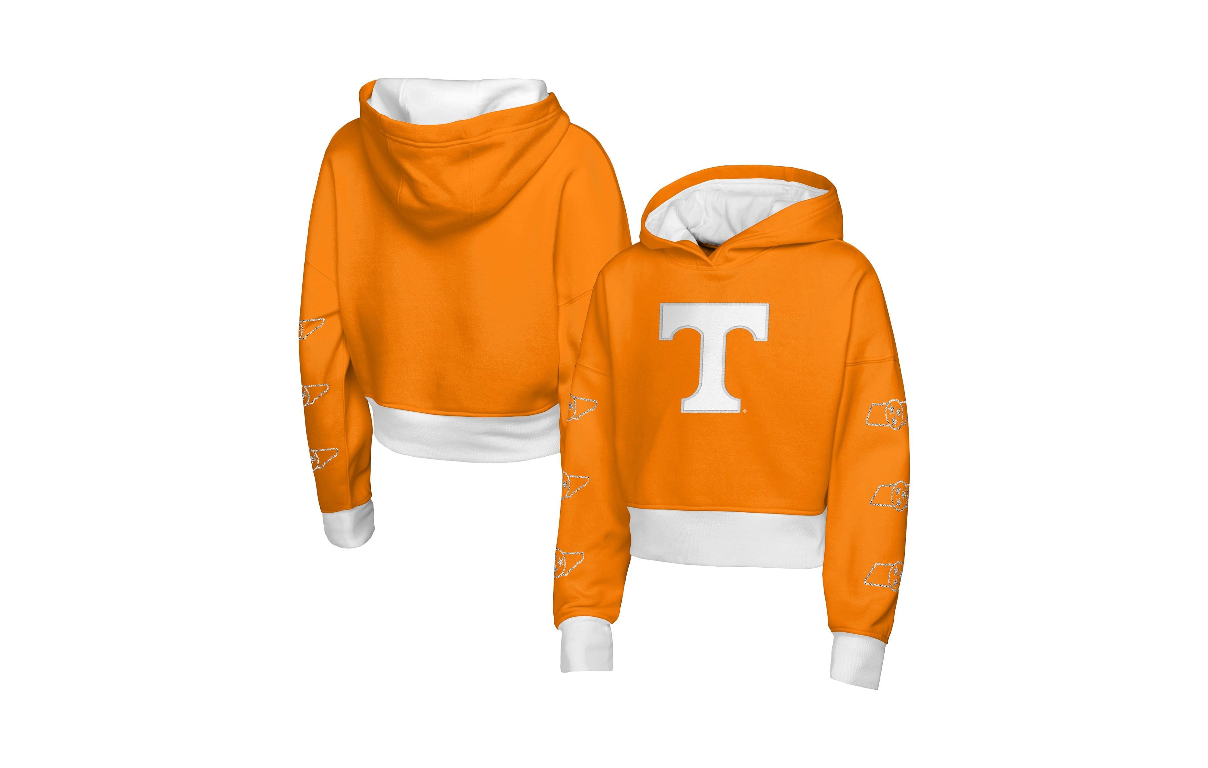 Outerstuff Big Girls' Tennessee Orange Volunteers Fair Catch Poly Fleece Hoodie