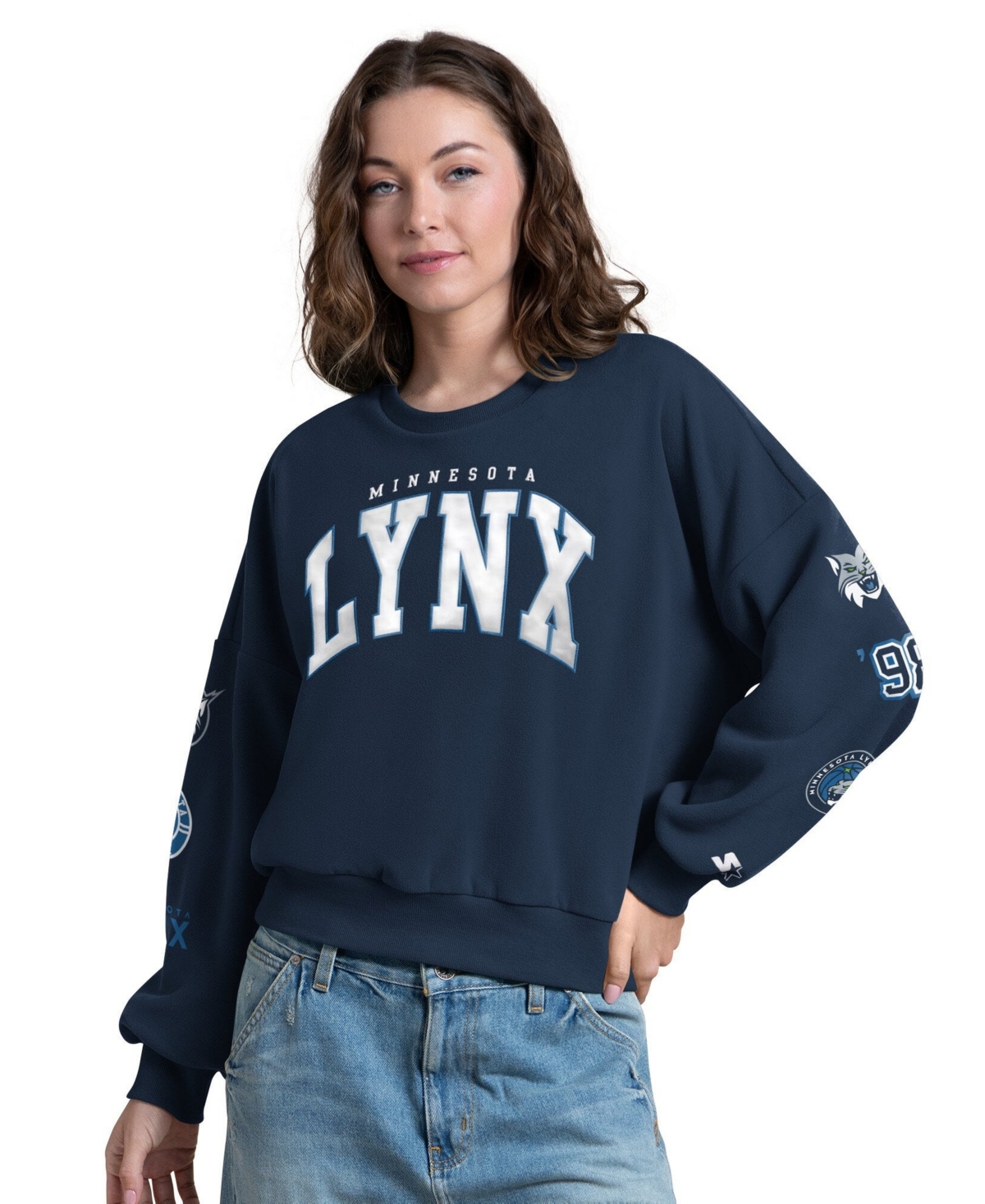 Starter Women's Navy Minnesota Lynx Fan Catch Sweatshirt - Navy