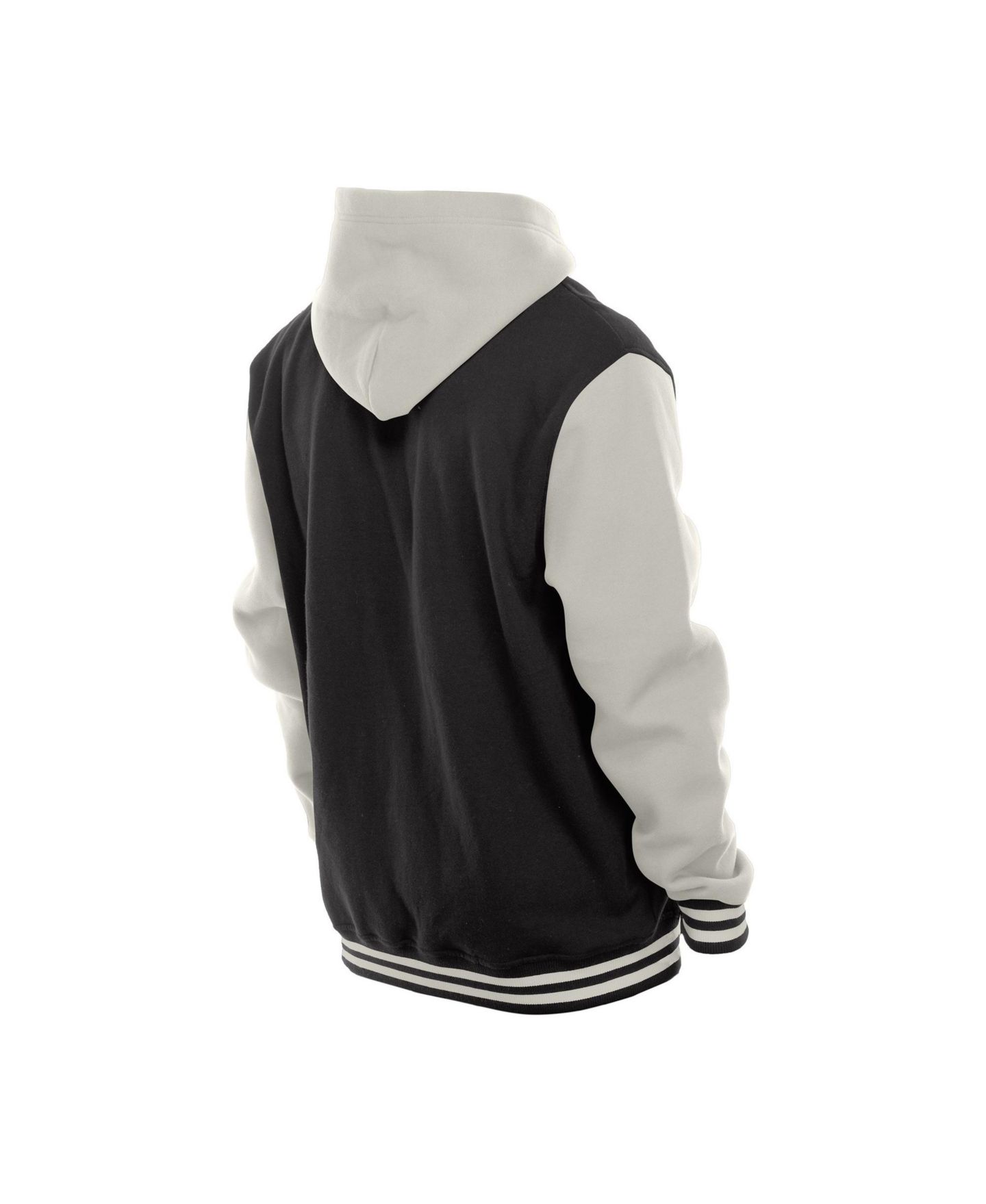 Мужская куртка New Era Black/Gray Pittsburgh Steelers Full-Snap Fleece Hooded — фото 4