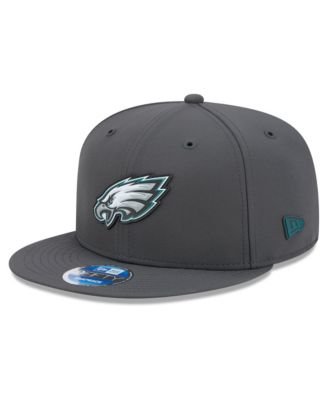 Men's Charcoal Philadelphia Eagles 2026 Sideline Cold Weather 9FIFTY Snapback Hat