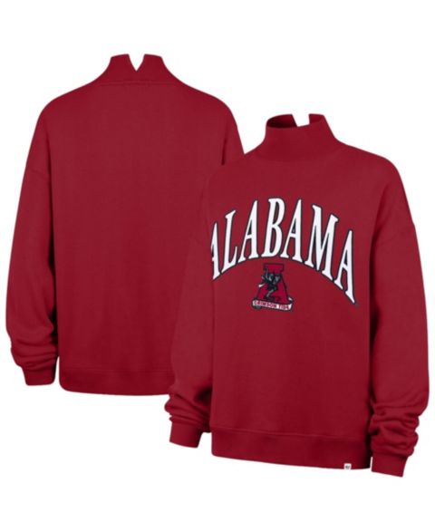 Женская толстовка '47 Brand Crimson Alabama Crimson Tide Mock Neck