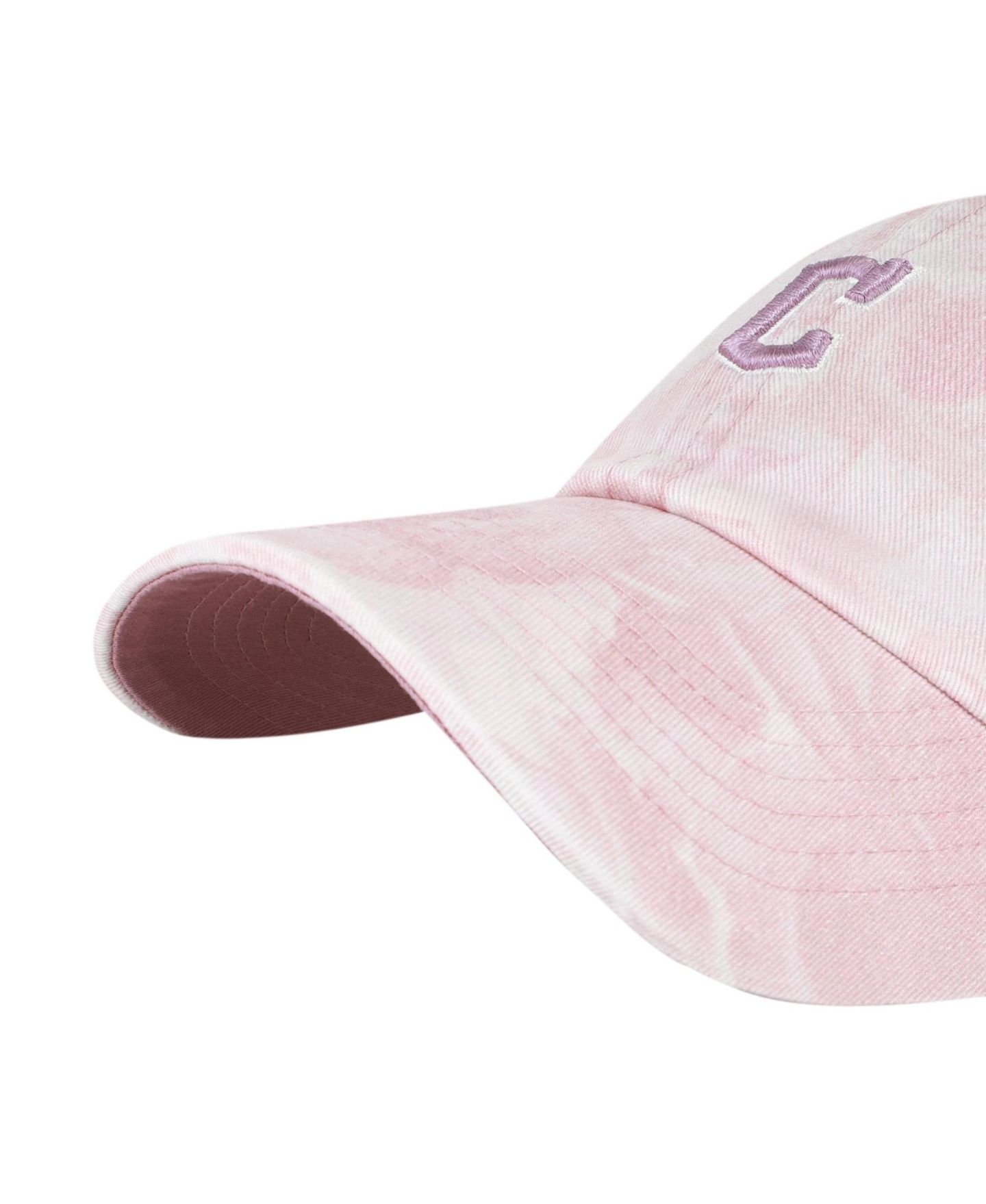Женская кепка '47 Brand Pink Cleveland Guardians Gardenia Clean Up Adjustable Hat — фото 3