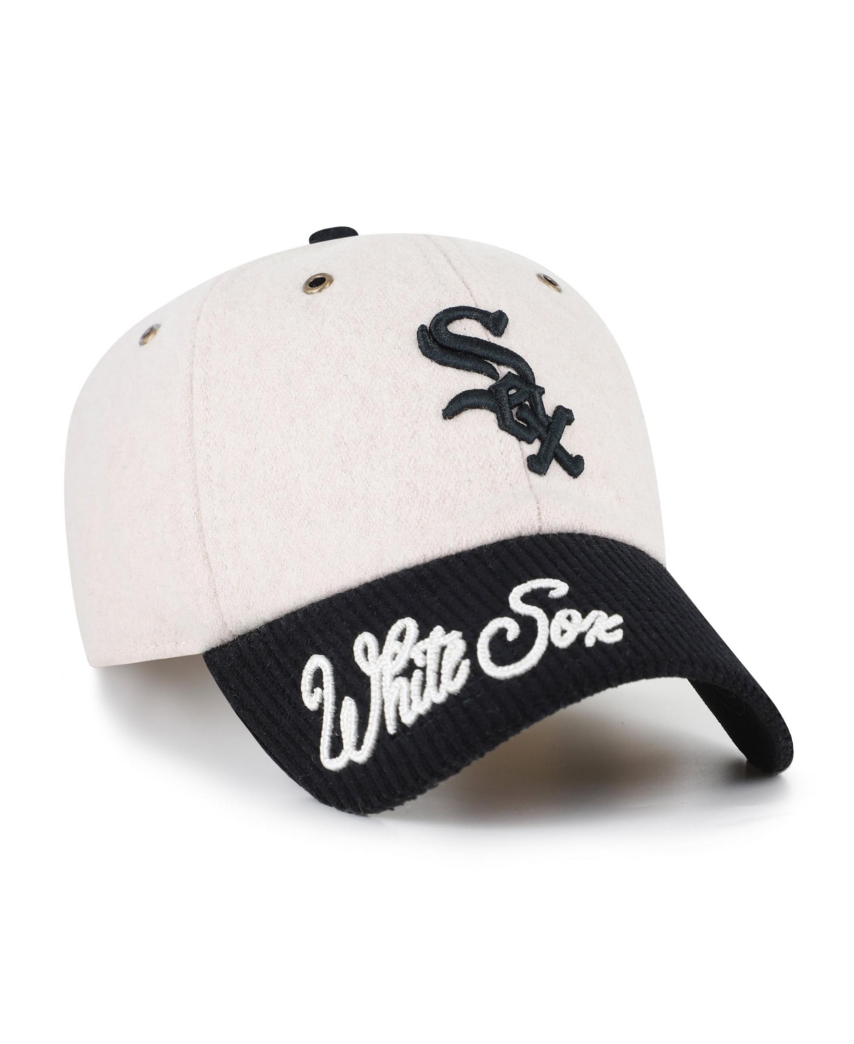 '47 Brand Women's Natural Chicago White Sox Rope Script Clean Up Adjustable Hat - Natural