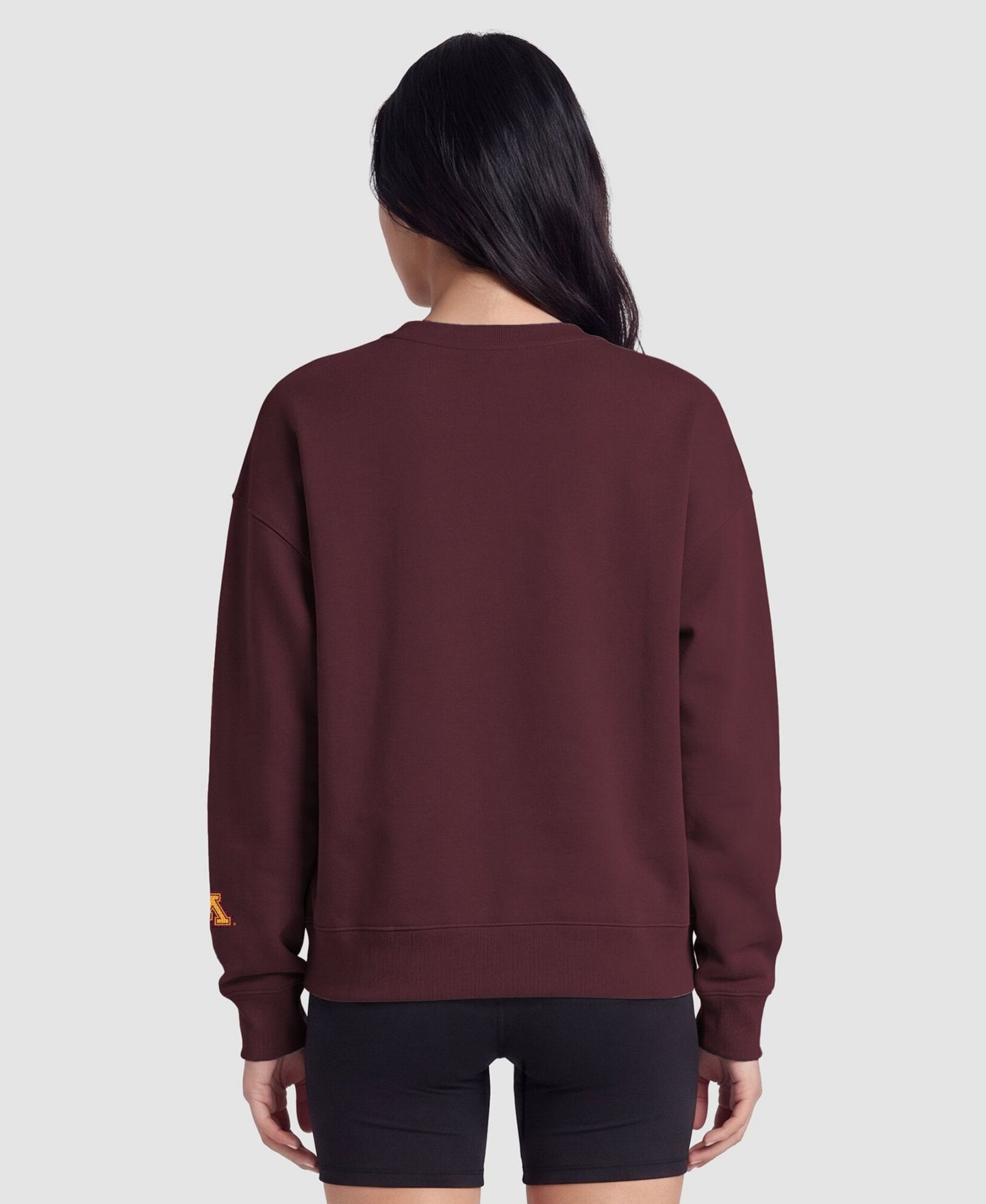 Женская толстовка Champion Maroon Minnesota Golden Gophers Fleece Crew — фото 2