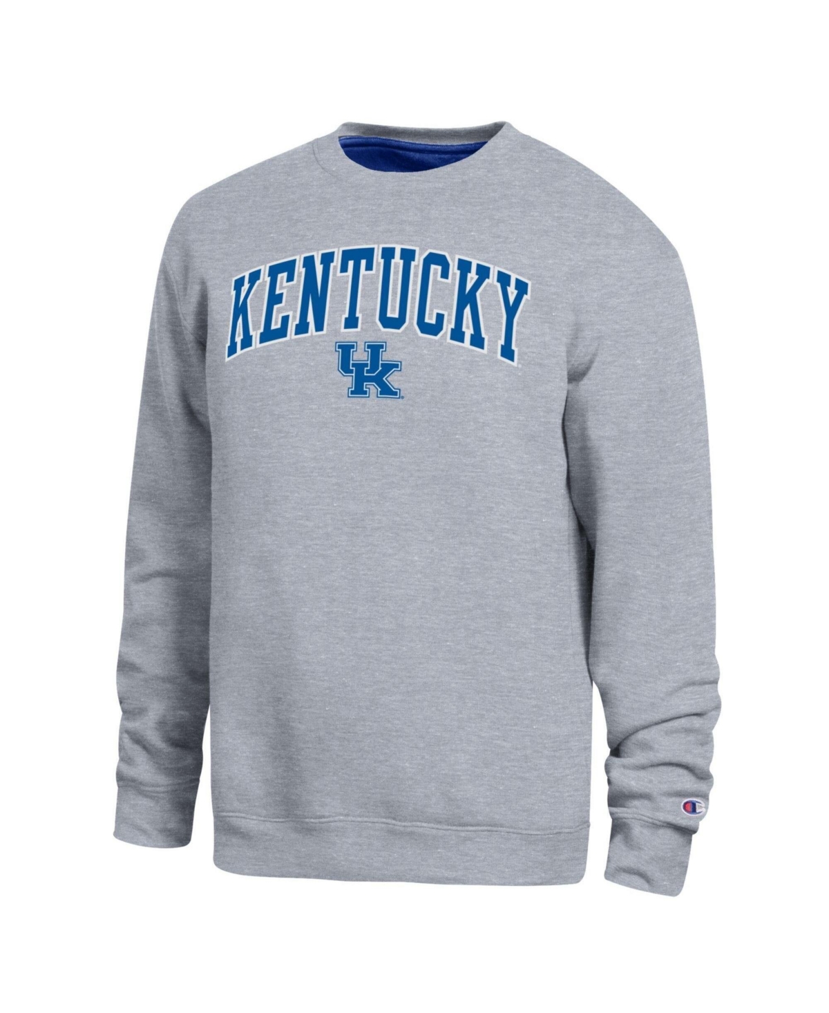 Champion Men's Heather Gray Kentucky Wildcats Arch Sweatshirt - Heather Gray