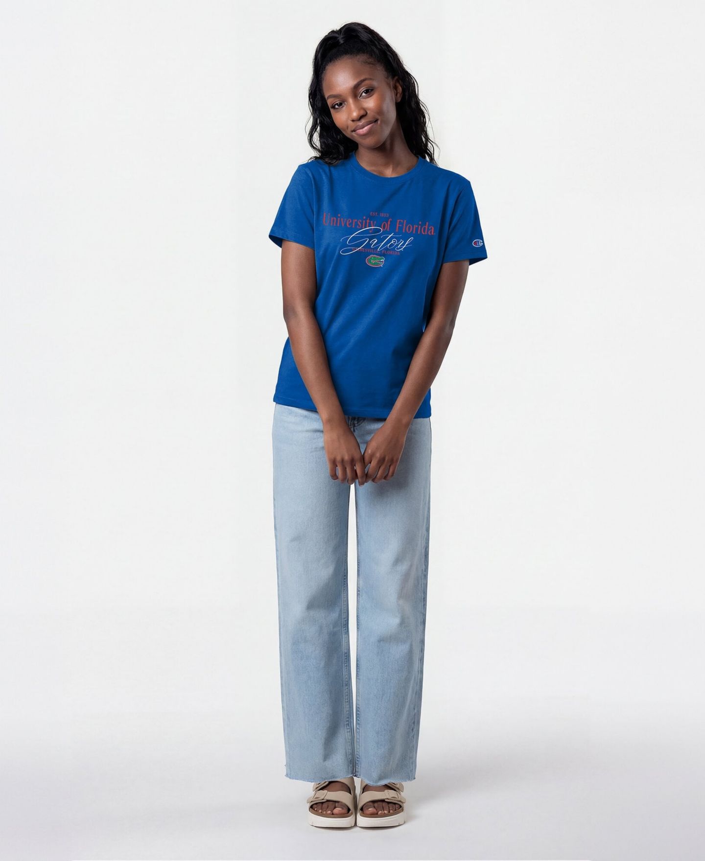 Женская футболка Champion Royal Florida Gators Lifestyle — фото 3
