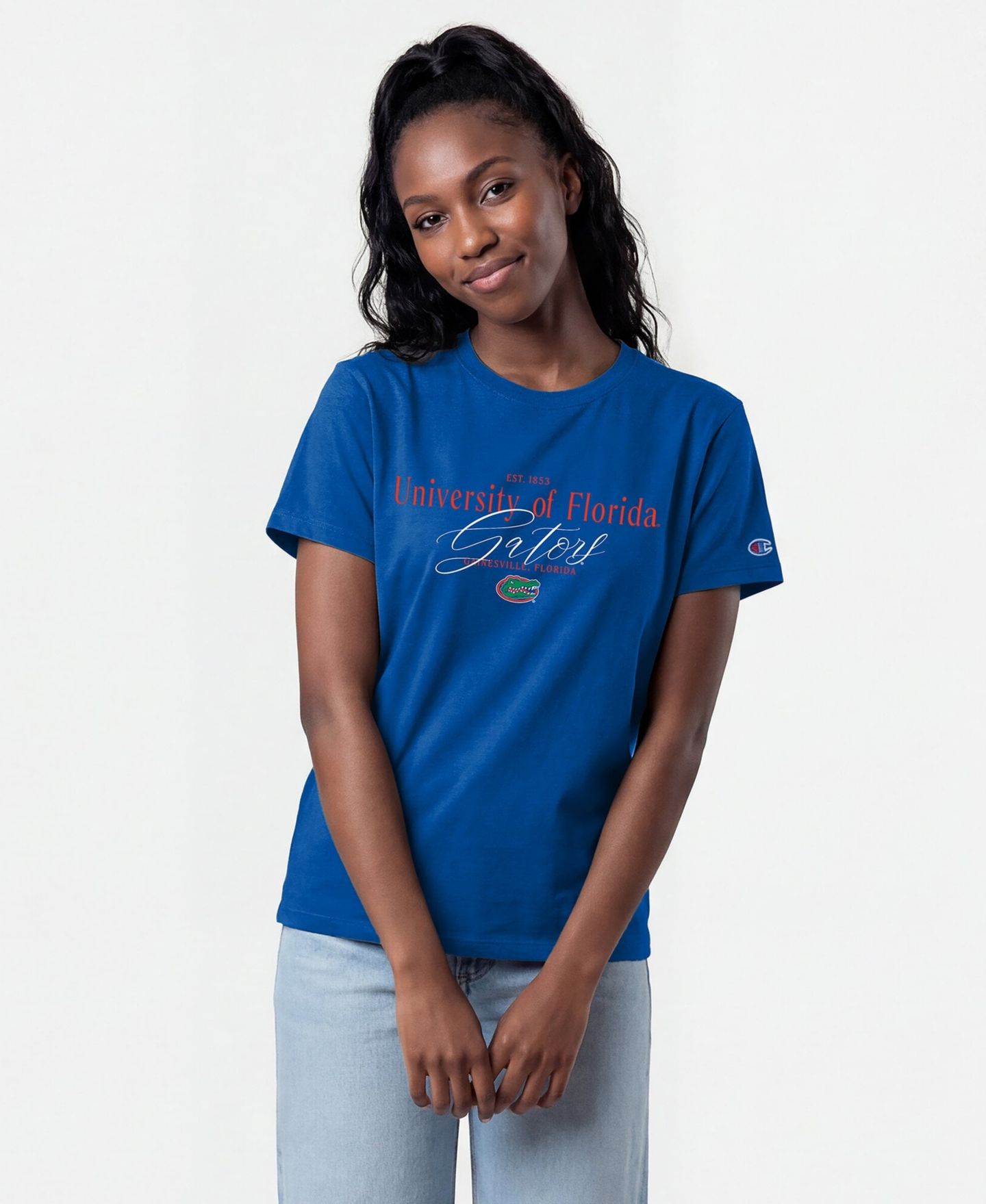 Женская футболка Champion Royal Florida Gators Lifestyle — фото 1