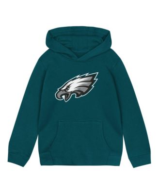 Toddler Midnight Green Philadelphia Eagles Primary Logo Fleece Hoodie