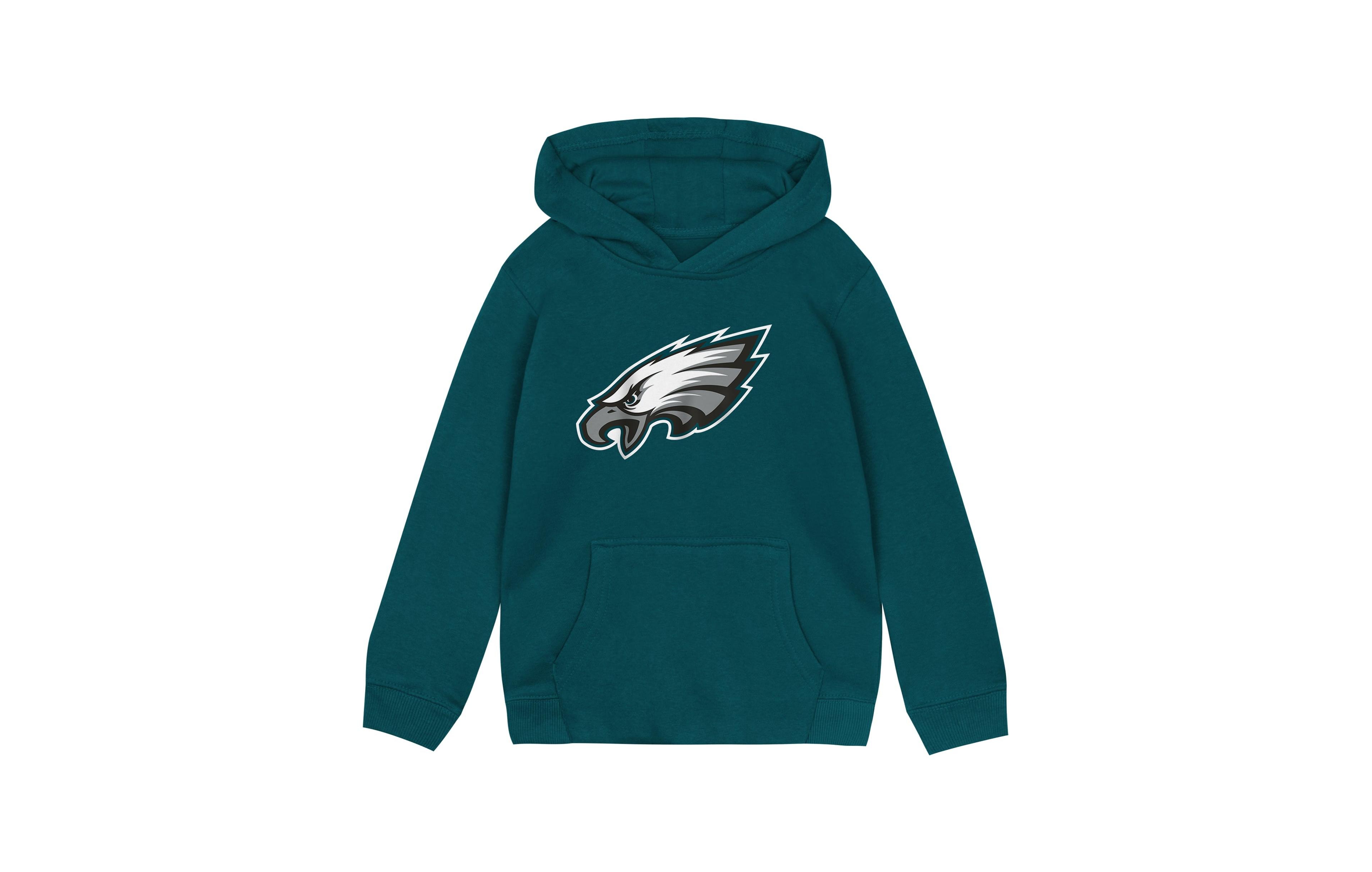 Outerstuff Toddler Midnight Green Philadelphia Eagles Primary Logo Fleece Hoodie
