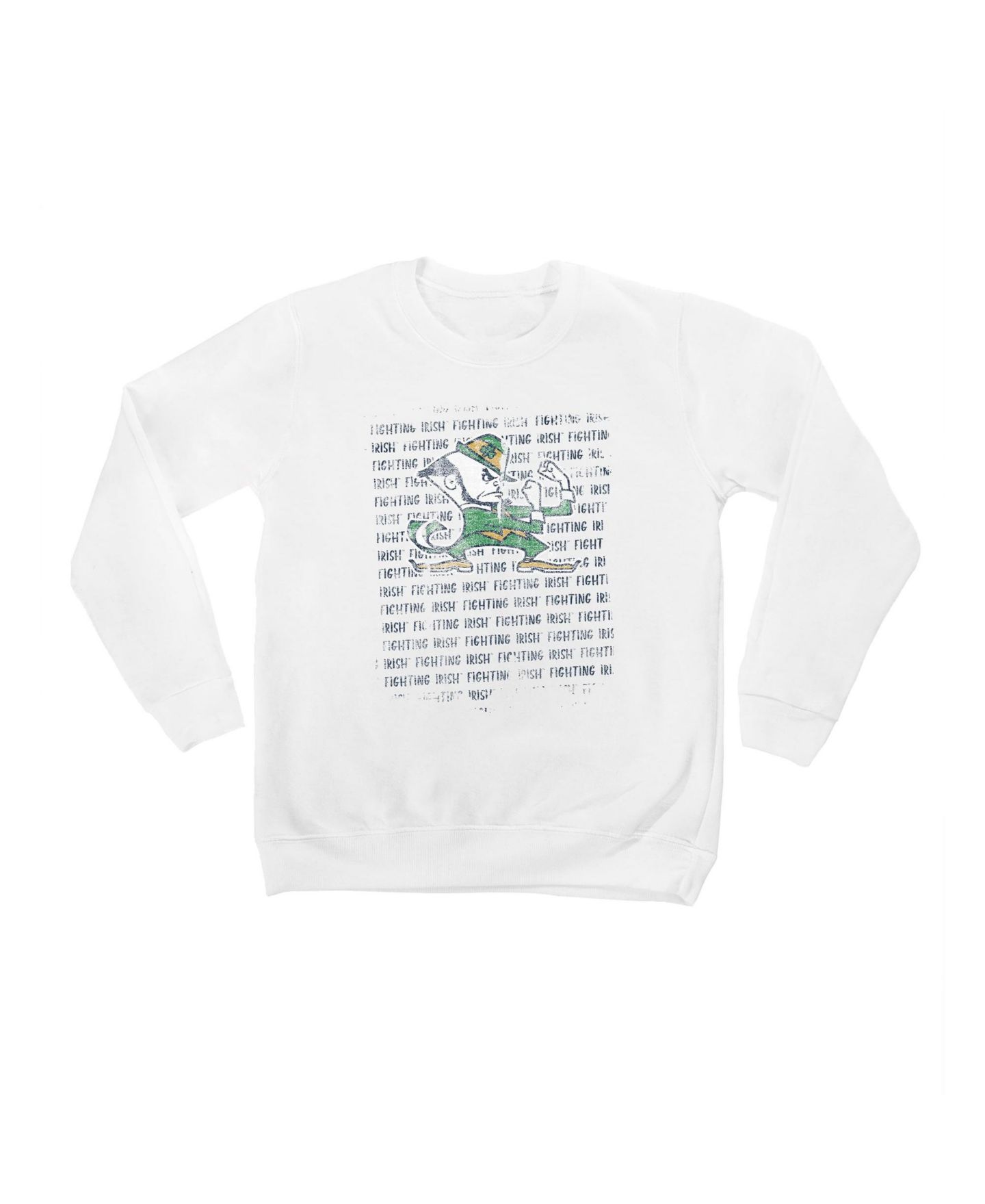 Детская толстовка Gameday Couture White Notre Dame Fighting Irish Bold Type Pullover — фото 1