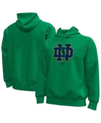 Men's Kelly Green Notre Dame Fighting Irish Core Icon Fleece Pullover Hoodie