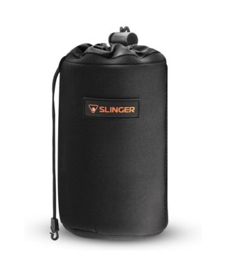 Neoprene Lens Pouch - Large Drawstring for Telephoto and Standard Zoom Lenses