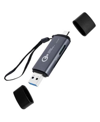 USB 3.0 Type-A and Type-C OTG SD Card Reader for PC/Mac/Android/iOS