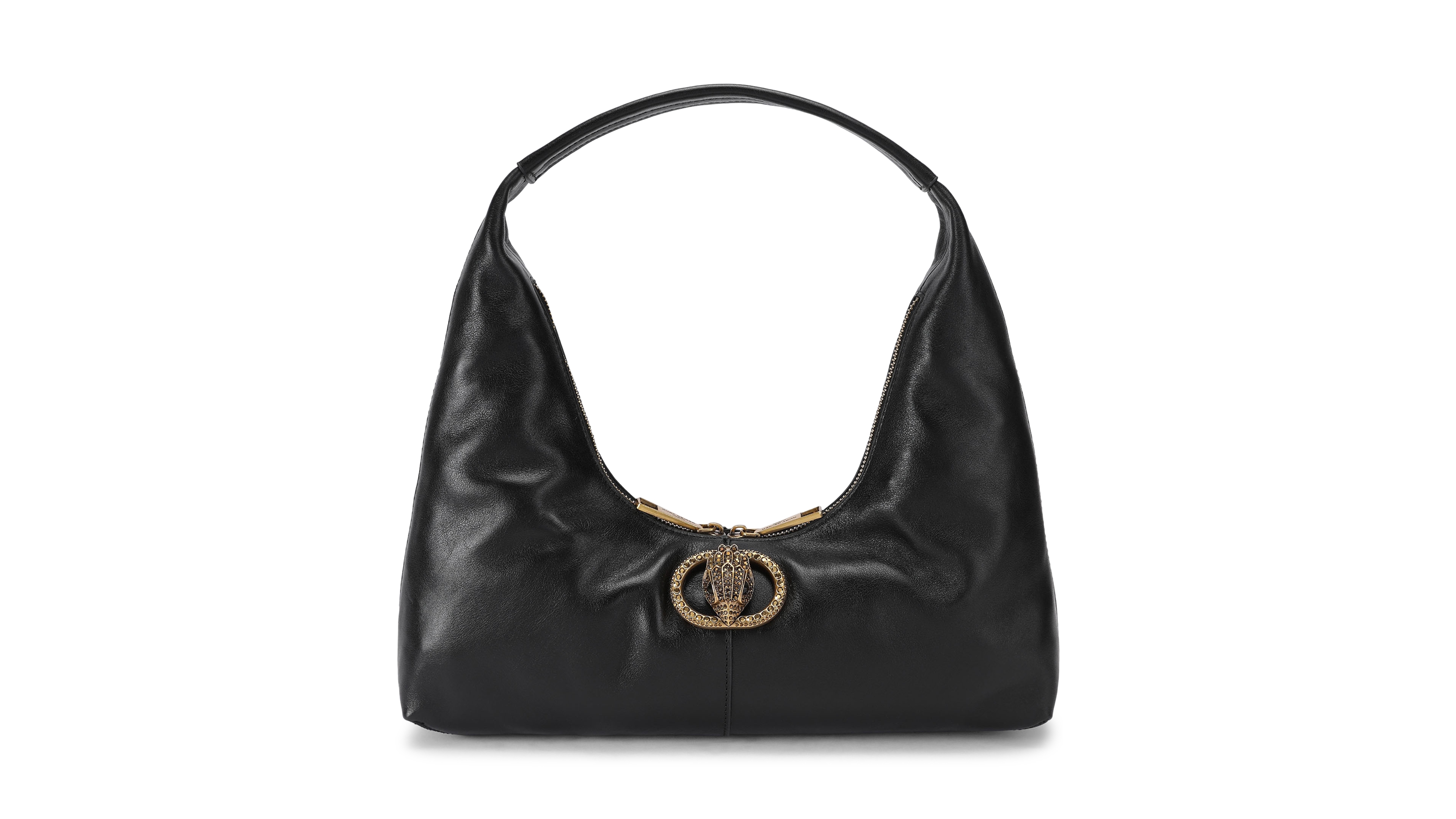 Kurt Geiger London Chelsea Small Crescent Leather Shoulder Bag