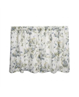 Abigail Design Printed Room Darkening 2-Piece Window Rod Pocket Pair Set With 2 Tiers