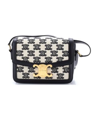 Teen Triomphe Shoulder Bag Triomphe Canvas and Leather