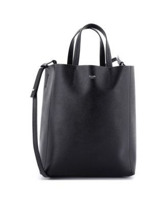 Small Vertical Cabas Tote Grained Calfskin
