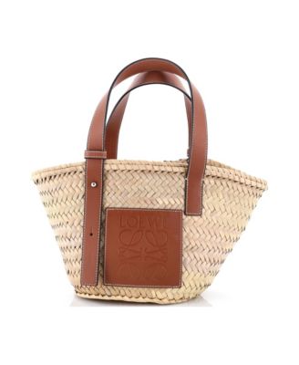 Small Basket Tote Raffia