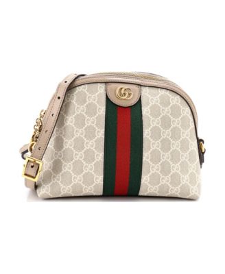 Small Ophidia Dome Shoulder Bag GG Coated Canvas
