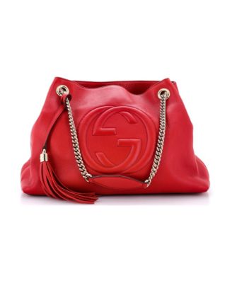 Medium Soho Chain Strap Shoulder Bag Leather