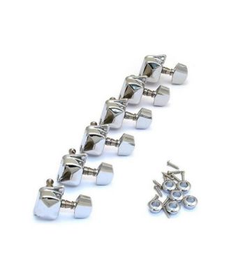 Tuner for Squier '99-'06 Affinity Series Stratocaster Electric Guitars, 6 Pack, Chrome Plated