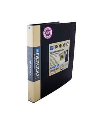 Art Profolio Multi-Ring Binder, 9x12" Art Size, 40 Photographs,4-Pack
