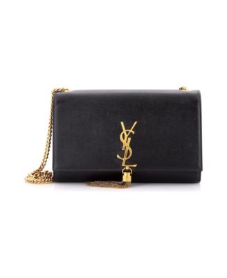 Medium Classic Monogram Tassel Crossbody Bag Leather