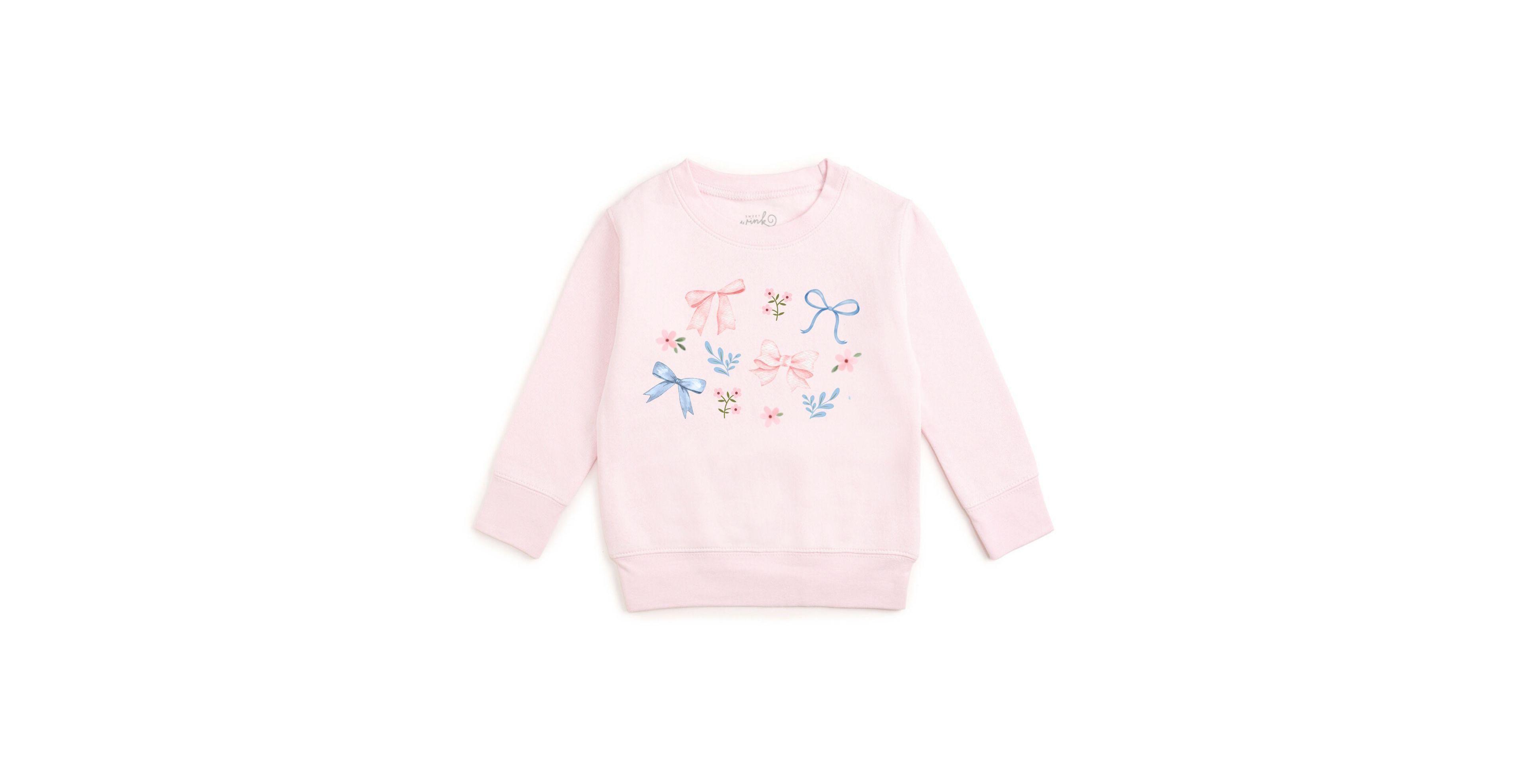 Sweet Wink Baby Girls' Floral Long-Sleeve Crewneck Sweatshirt