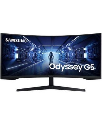 LC34G55TWW 34" Odyssey G55T WQHD 165Hz Curved Gaming Monitor with HDR